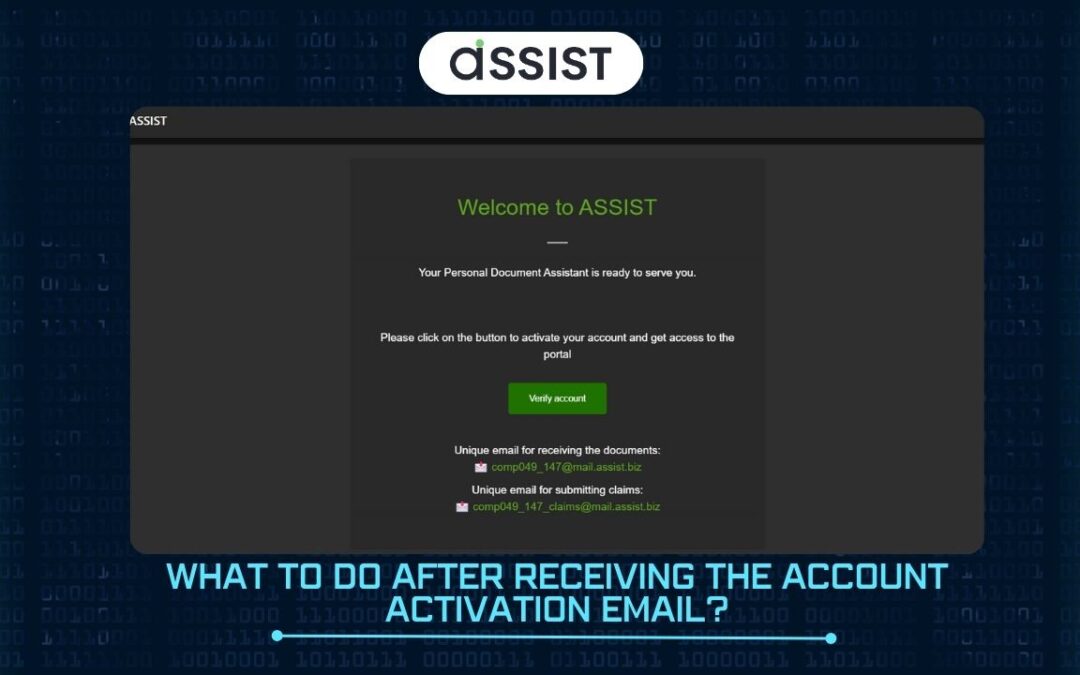 What should I do next after receiving the account activation Email?